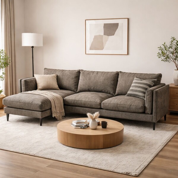 SOFA CON CHAISE PATAGONIA Gris - IZQUIERDO