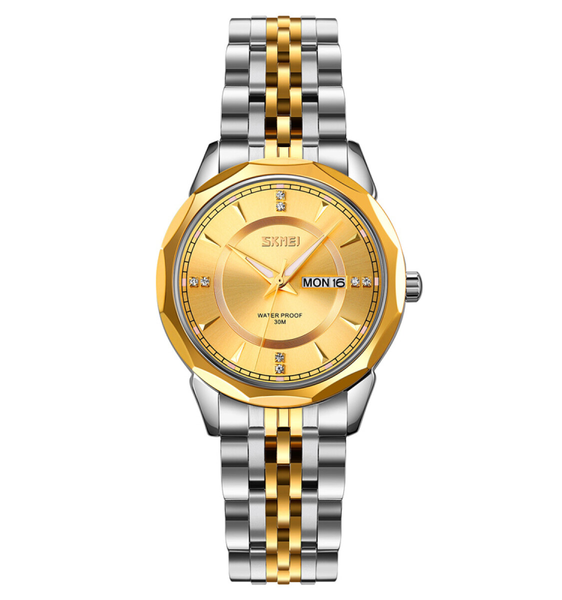 Reloj Skmei 9264tgdgd Para Mujer En Acero 
