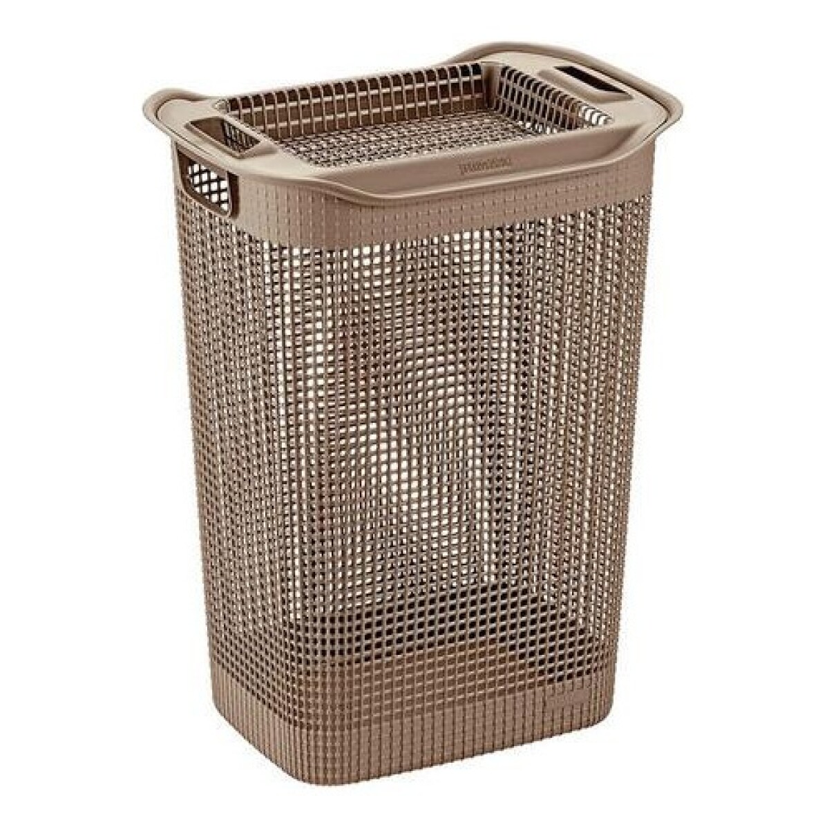 Cesto canasto de ropa Rimax Linum 50 Litros - Mocca 