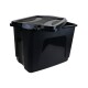 Set x3 Caja organizadora 80 lts Alta NEGRO
