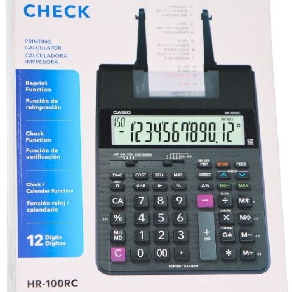 MAQUINA CALCULADORA. CASIO HR100 MAQUINA CALCULADORA. CASIO HR100
