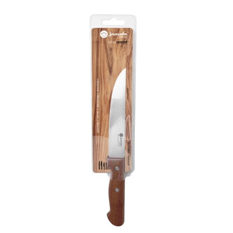 CUCHILLO MADERA 20 CM ACERO-INOXIDABLE-Y-MADERA NATURAL-BEIGE JOMAFE