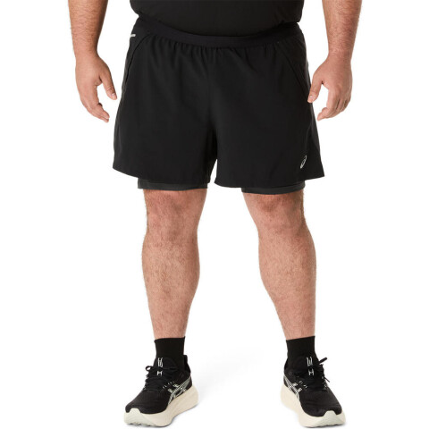 Road 2N1 5In Short - Hombre Performance Black/graphite Grey