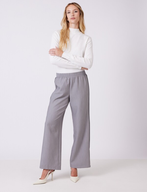 Pantalon Wide Leg GRIS