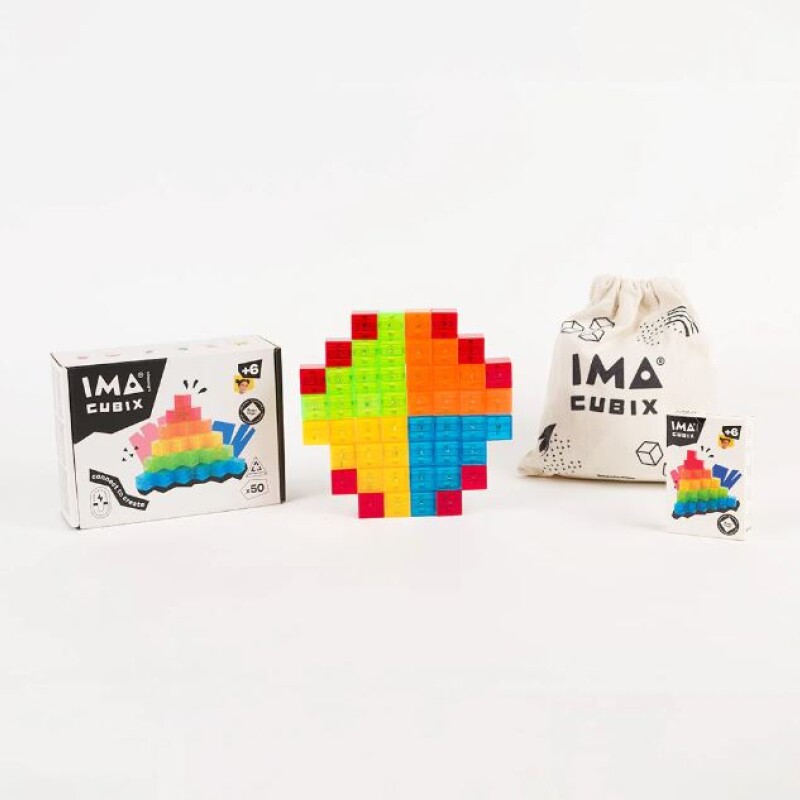 Ima Cubix 50 piezas Connect to create Braintoys Ima Cubix 50 piezas Connect to create Braintoys