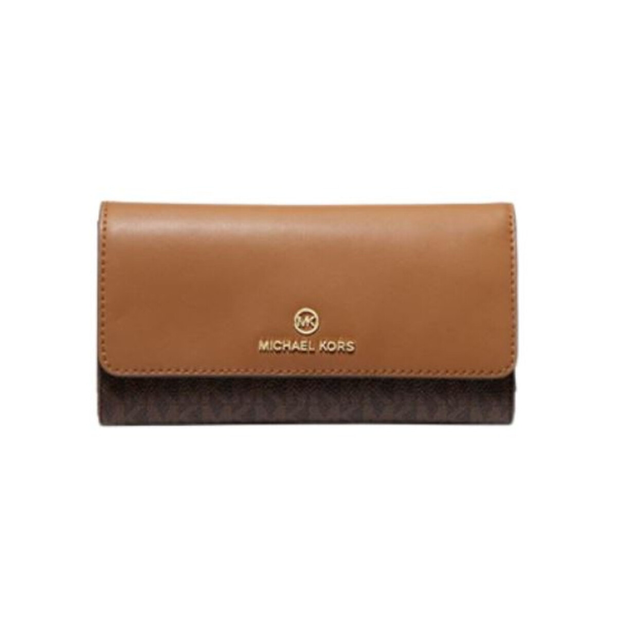 Billetera Michael Kors Marrón/Beige 