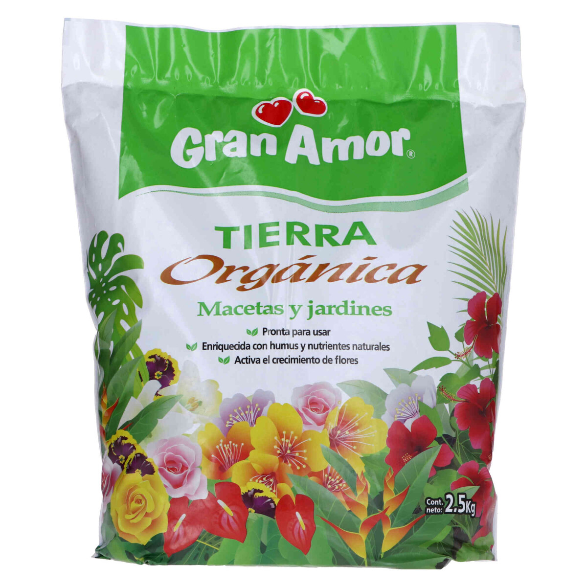 GRAN AMOR Tierra Orgánica 2,5 kg 