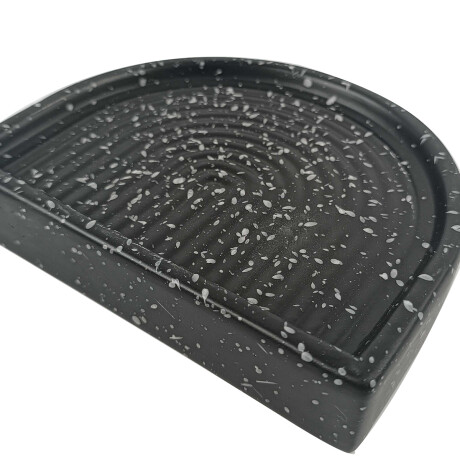Set 4 piezas de cerámica para baño Negro