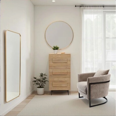 ESPEJO SIMPLY Dorado - Medium