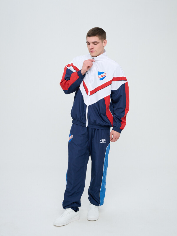 CAMPERA BEAT Nacional Hombre Blanco, Azul Marino, Rojo