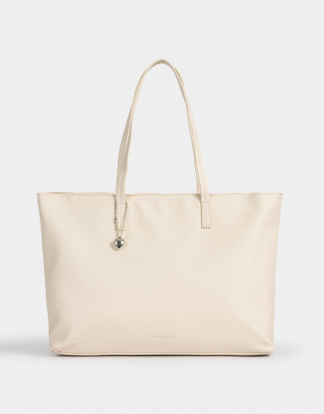 Mochilas Special Price Cartera Shopper Special Price - Blanco Crudo