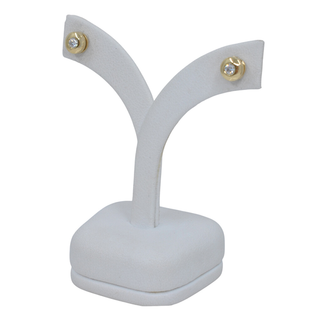 Caravanas en oro 18k y brillantes Caravanas en oro 18k y brillantes