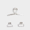 Broches Sets Metallic Set De Broches - Plateado