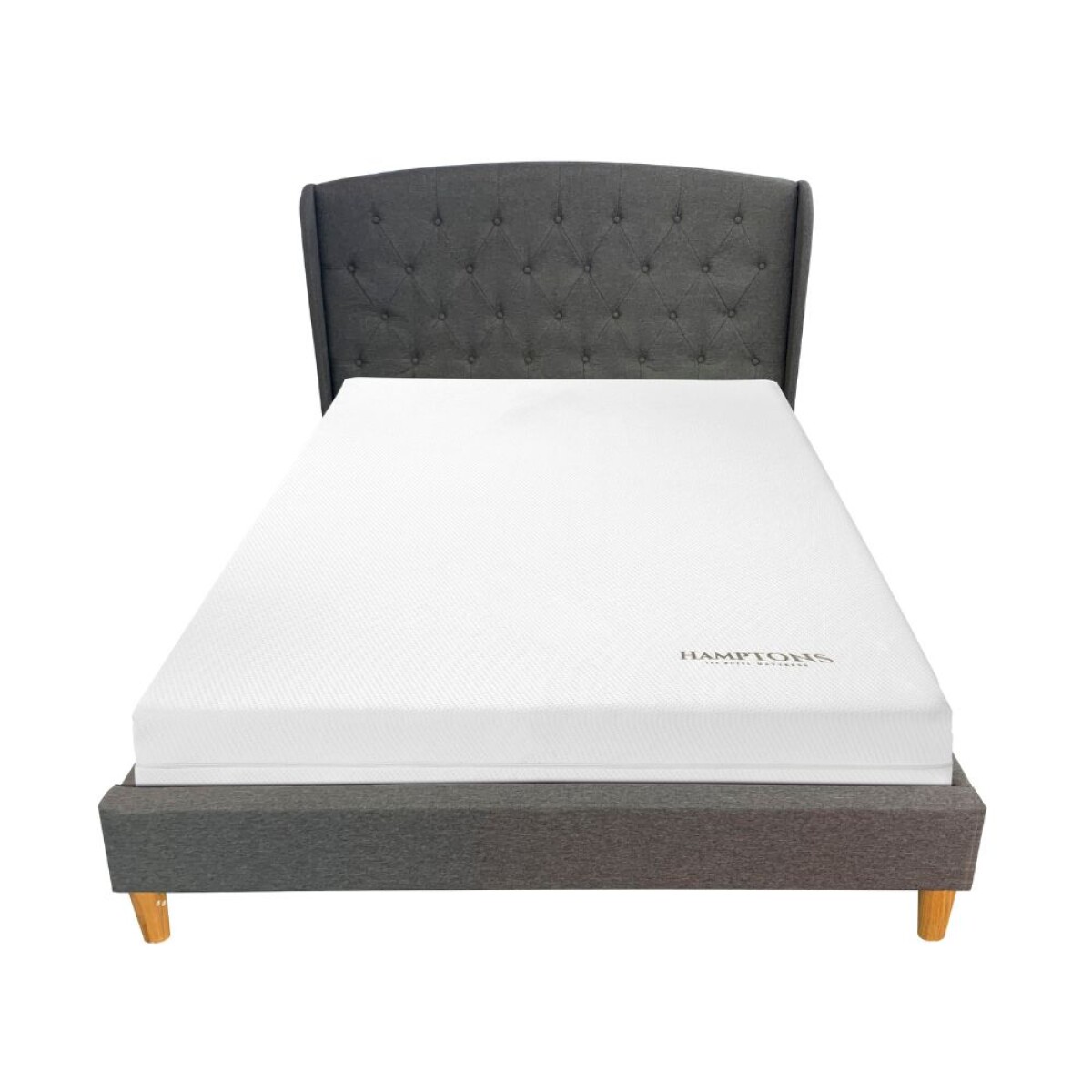 Sommier Queen Hamptons Hybrid Memory Foam Con Respaldo 