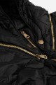 Campera capitoneada corta - Mujer NEGRO