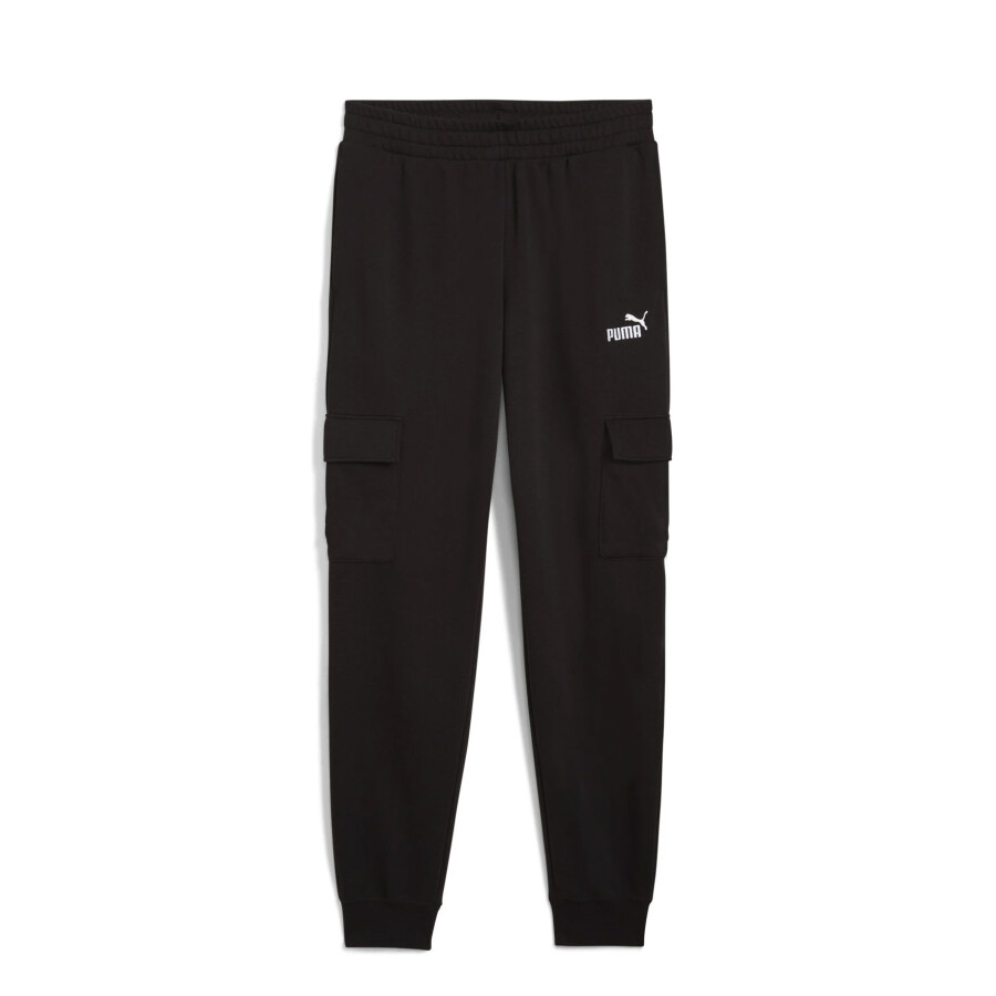Pantalón de Hombre Puma ESS Nº1 Logo Cargo &lt;span&gt;Negro&lt;/span&gt;