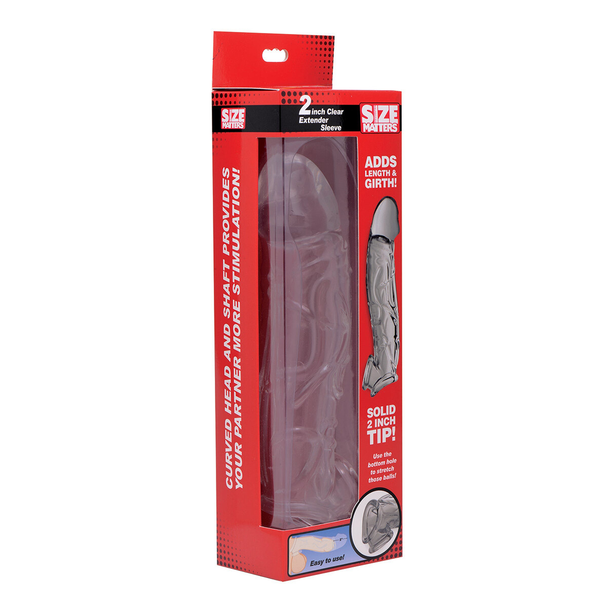 Funda Extensora Transparente 5 cm Size Master 