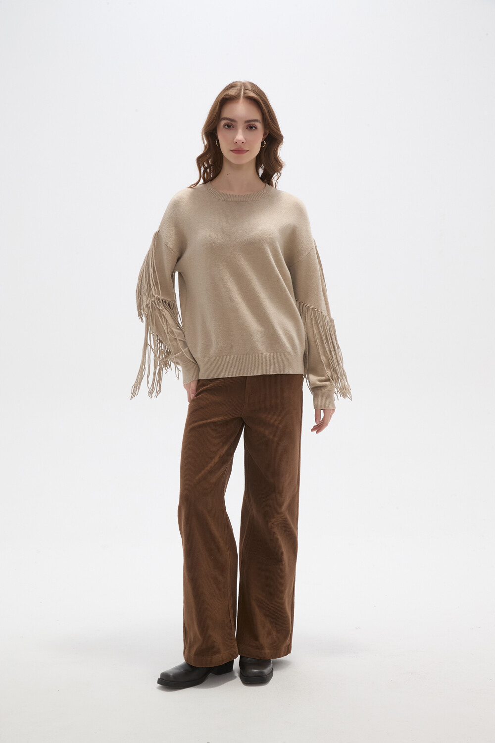 Sweater Devia Beige Melange