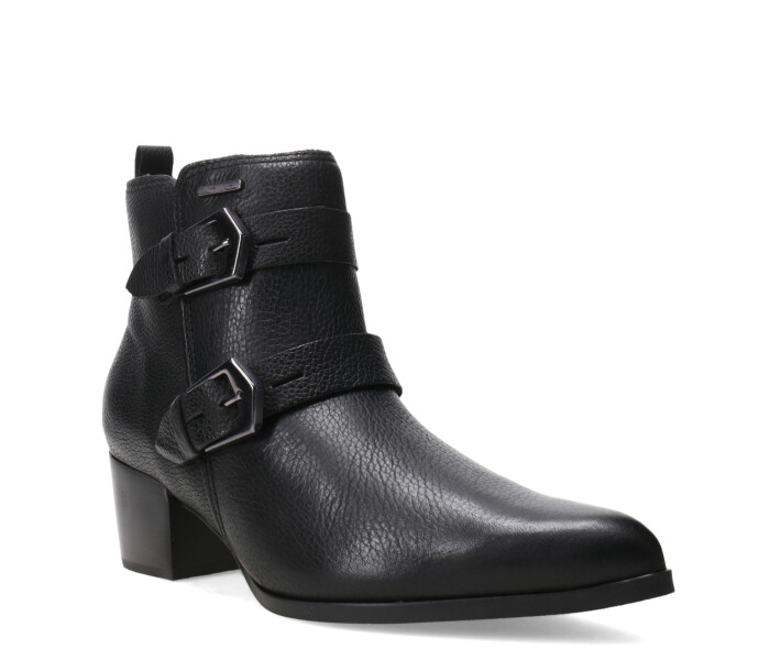 Botas de Mujer Bottero caña baja con hebillas Negro