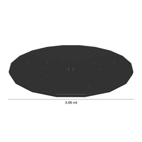 Funda Cobertor Para Piscina Bestway 3.66 M De Diámetro Negro