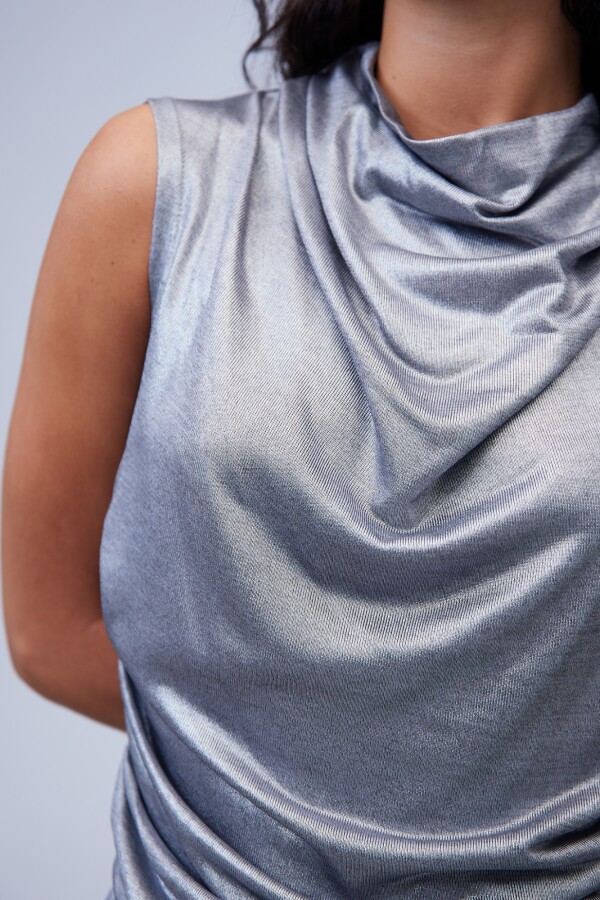 Blusa Silver PLATEADO