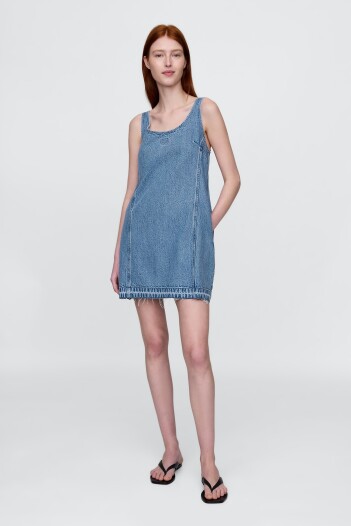 Vestido De Jean Mujer Medium Wash