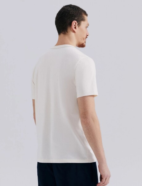 CAMISETA MANGA CORTA CON ESTAMPA BEIGE