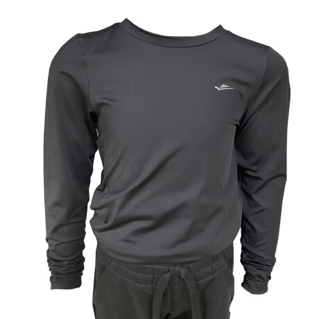 Remera Elite Termica Niño Negra S/C