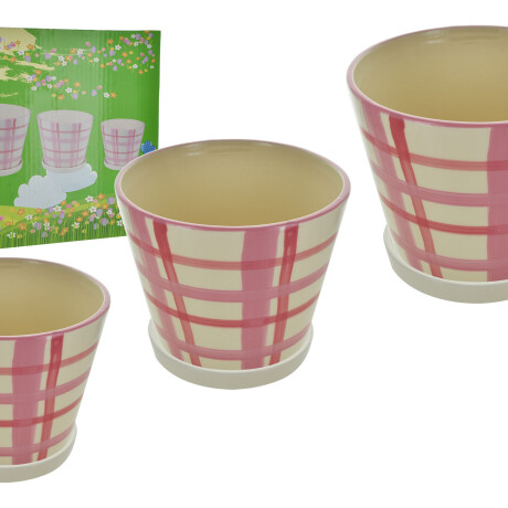 MACETA CERAMICA SET X3UDS WQ18030 MACETA CERAMICA SET X3UDS WQ18030