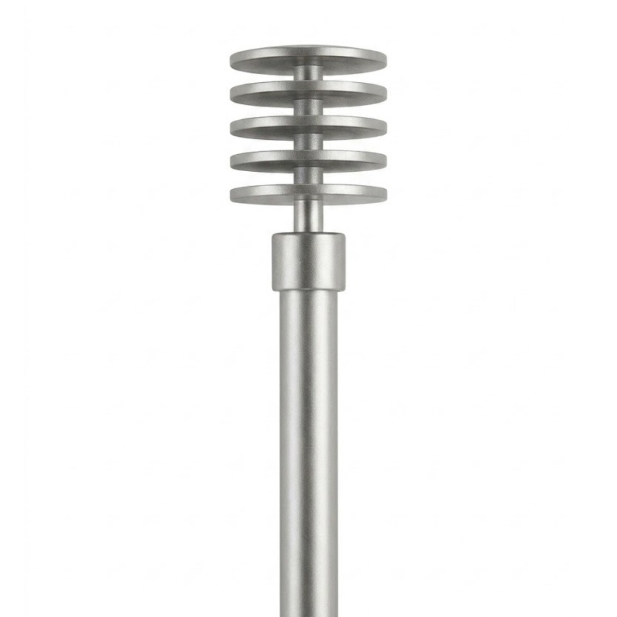 VARA METAL PLATA P/CORTINA 122-218CM 