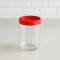 Frasco hermético plástico 900ml ROJO