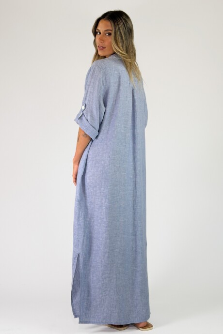 VESTIDO LEBLON Celeste
