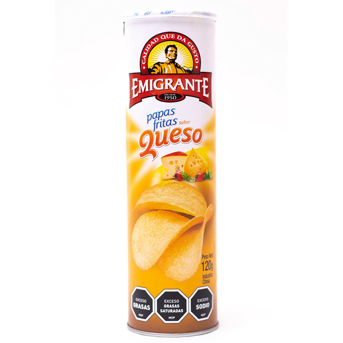 Papas Fritas Emigrante Sabor Queso 120G 