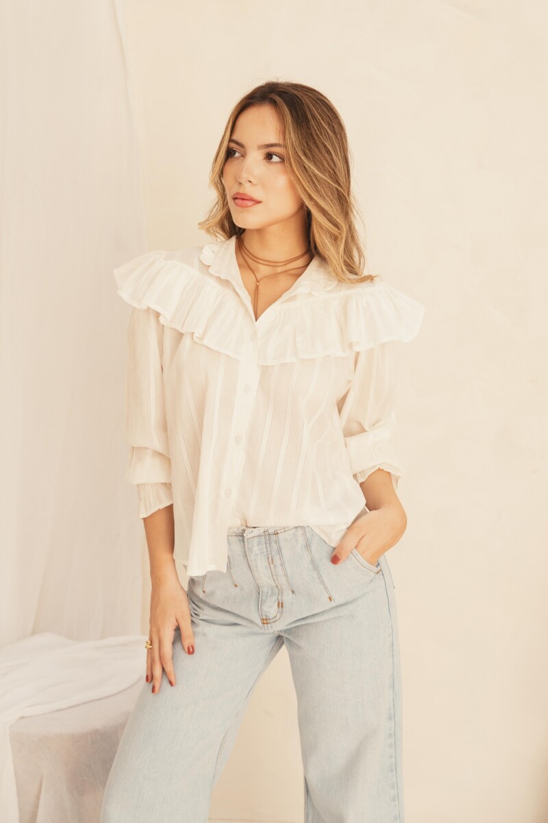 CAMISA MARIE OFF WHITE CAMISA MARIE OFF WHITE