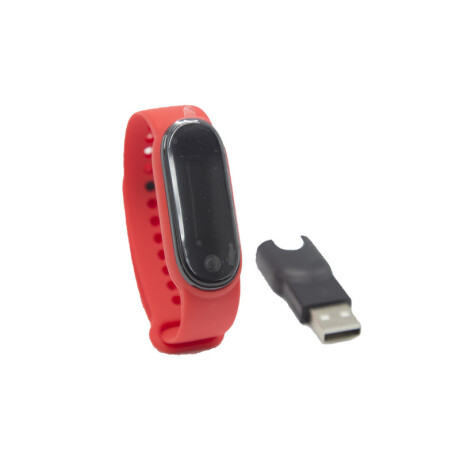 Reloj Pulsera SMARTBAND M5 , IOS y ANDROID, BLUETOOTH TOUCH (HE1341) ROJO