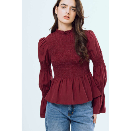 Camisa Cupre Bordeaux