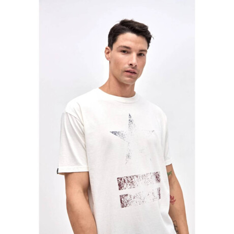 Remera Star Off white