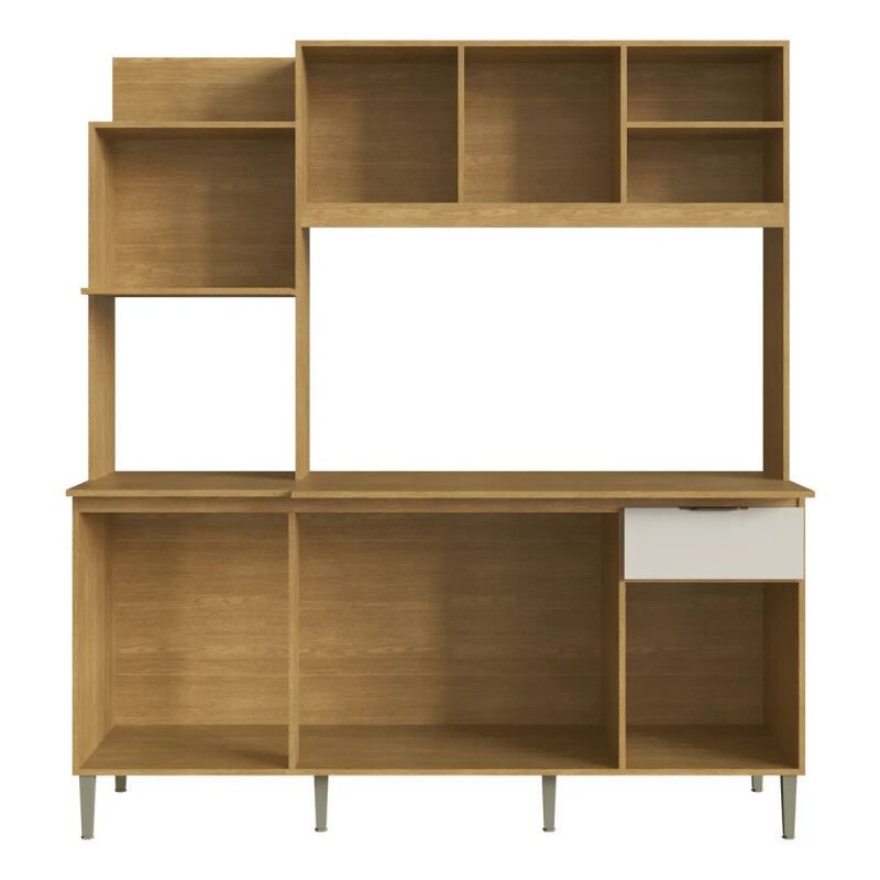 COCINA COMPACTA SSL CH 1027 - 180 cm Cedro-Arena N/A