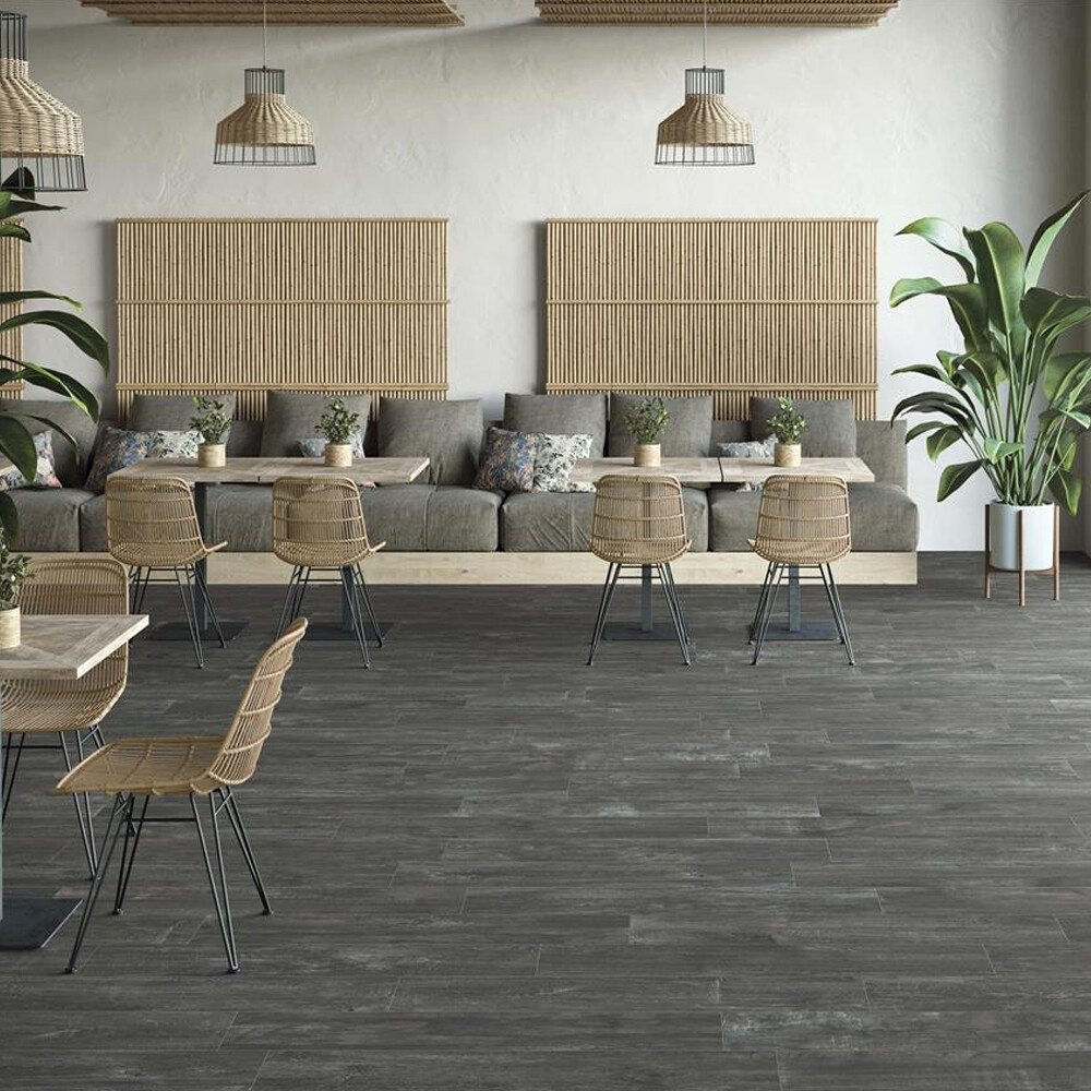 PORCELANATO ESMALTADO RECTIFICADO SONAR ACERO "A" 30X150 CM Porcelanato Esmaltado Rectificado Sonar Acero "a" 30x150 Cm
