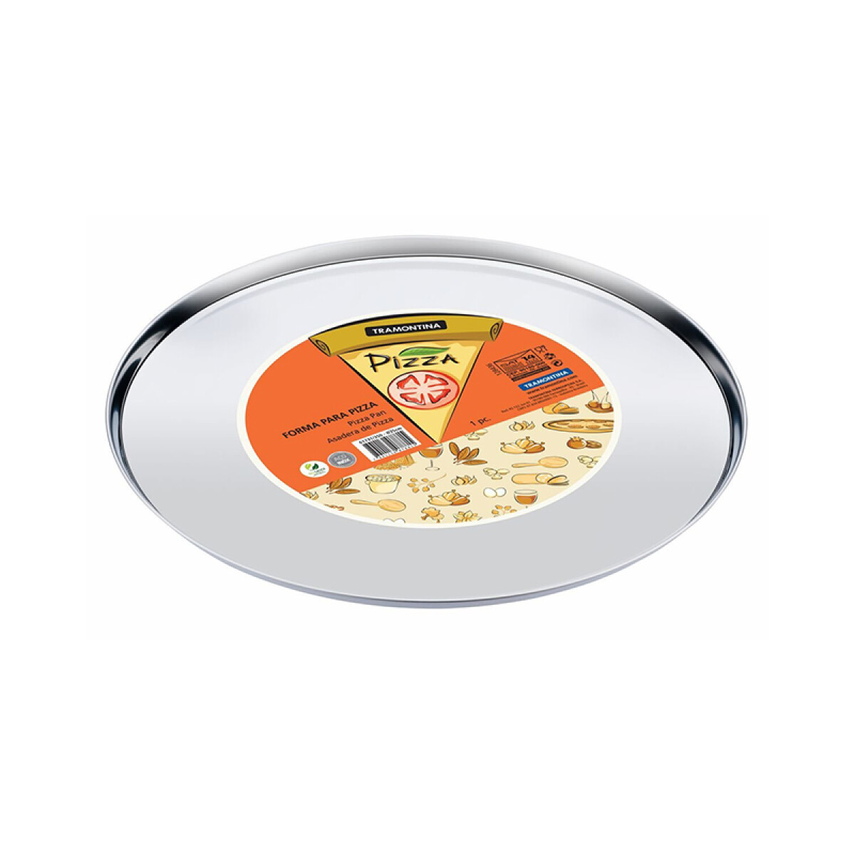 Asadera inox. para pizza Ø 30cm. "SERVICE" - TF1320 