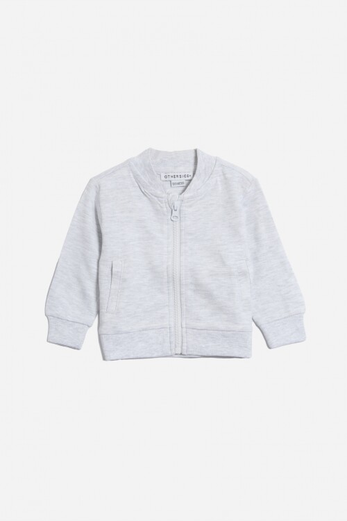 Campera bomber GRIS MELANGE