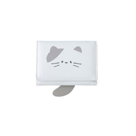 Billetera gatito celeste
