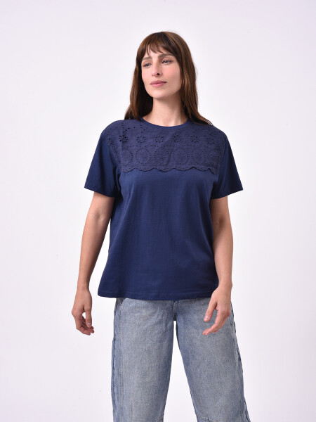 REMERA GENOVA AZUL OSCURO