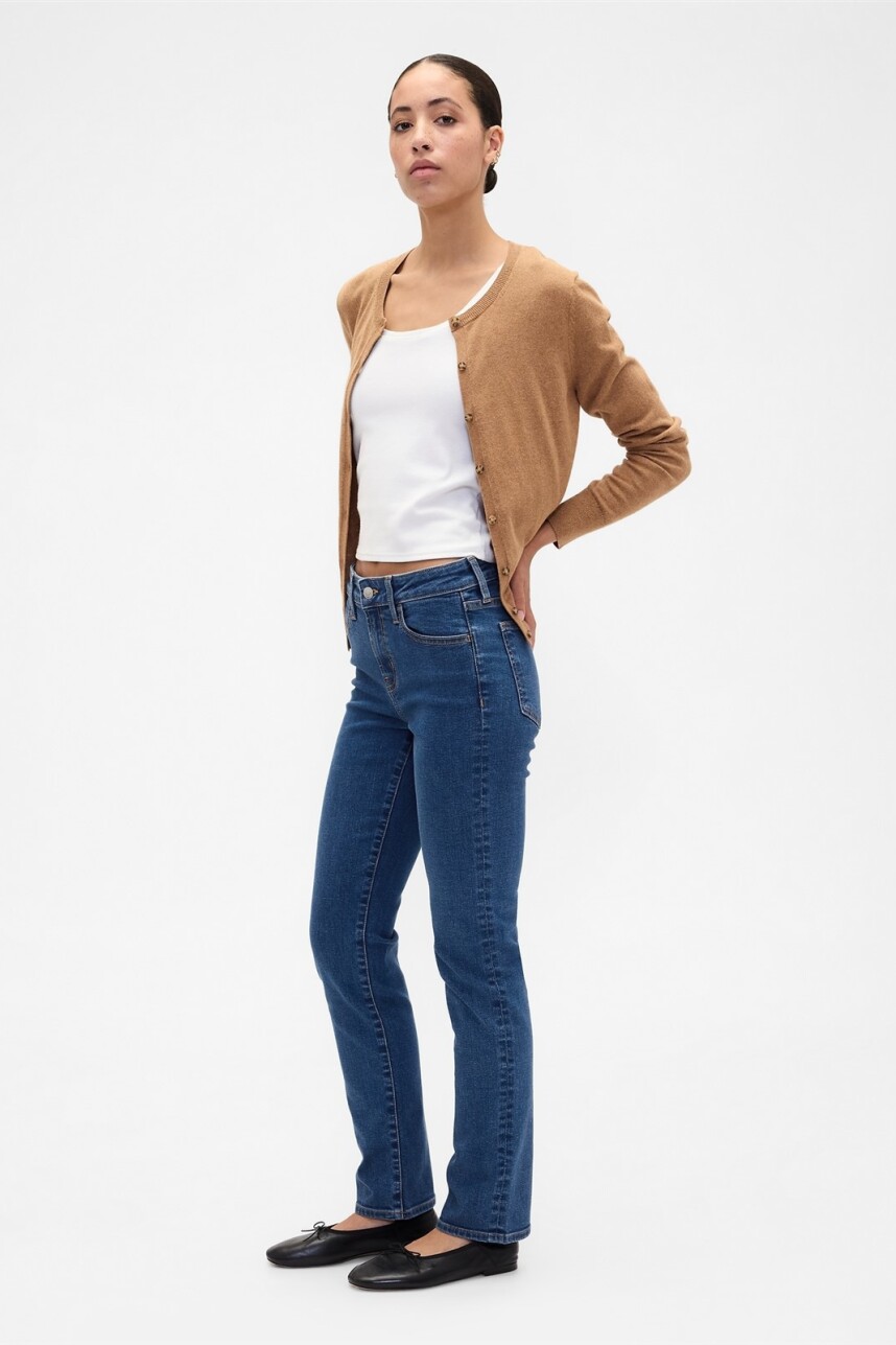 Jean Classic Straight Mujer Medium Wash