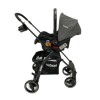 Coche de bebé + silla para auto Bebesit Travel System Alfa Gris