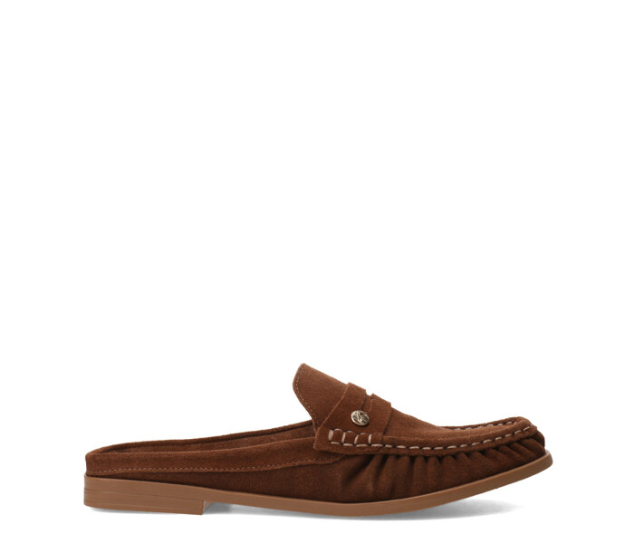 Zuecos de Mujer Bottero Mocasin Marrón Café