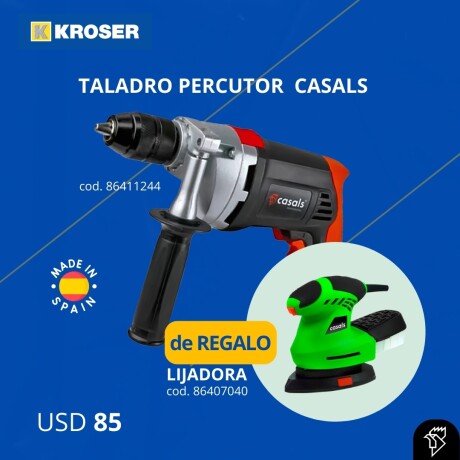 TALADRO PERCUTOR 850W VVR CNPD16REA CASALS + LIJAD N/a