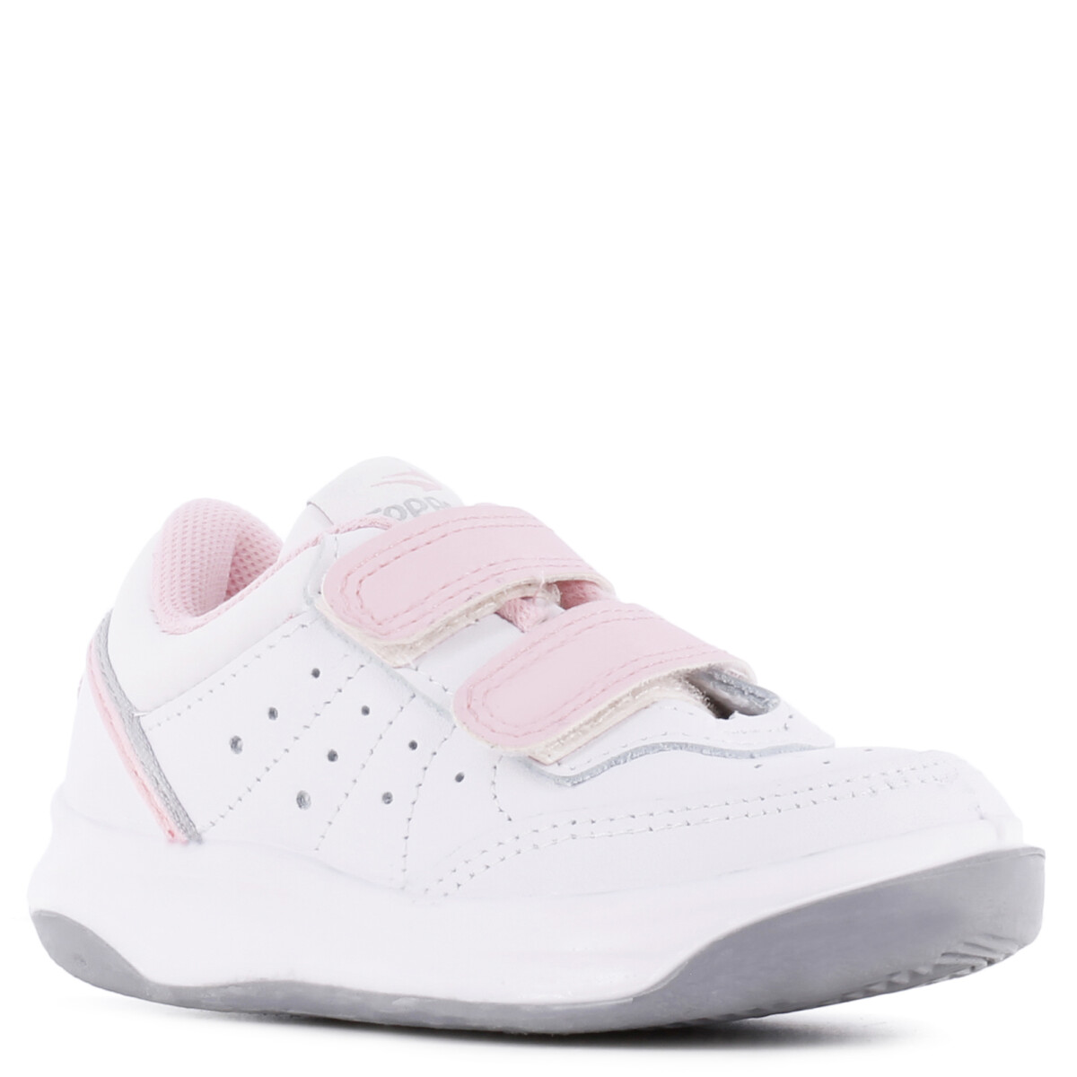 Championes Infantiles Topper X Forcer Kids - Blanco - Rosa 