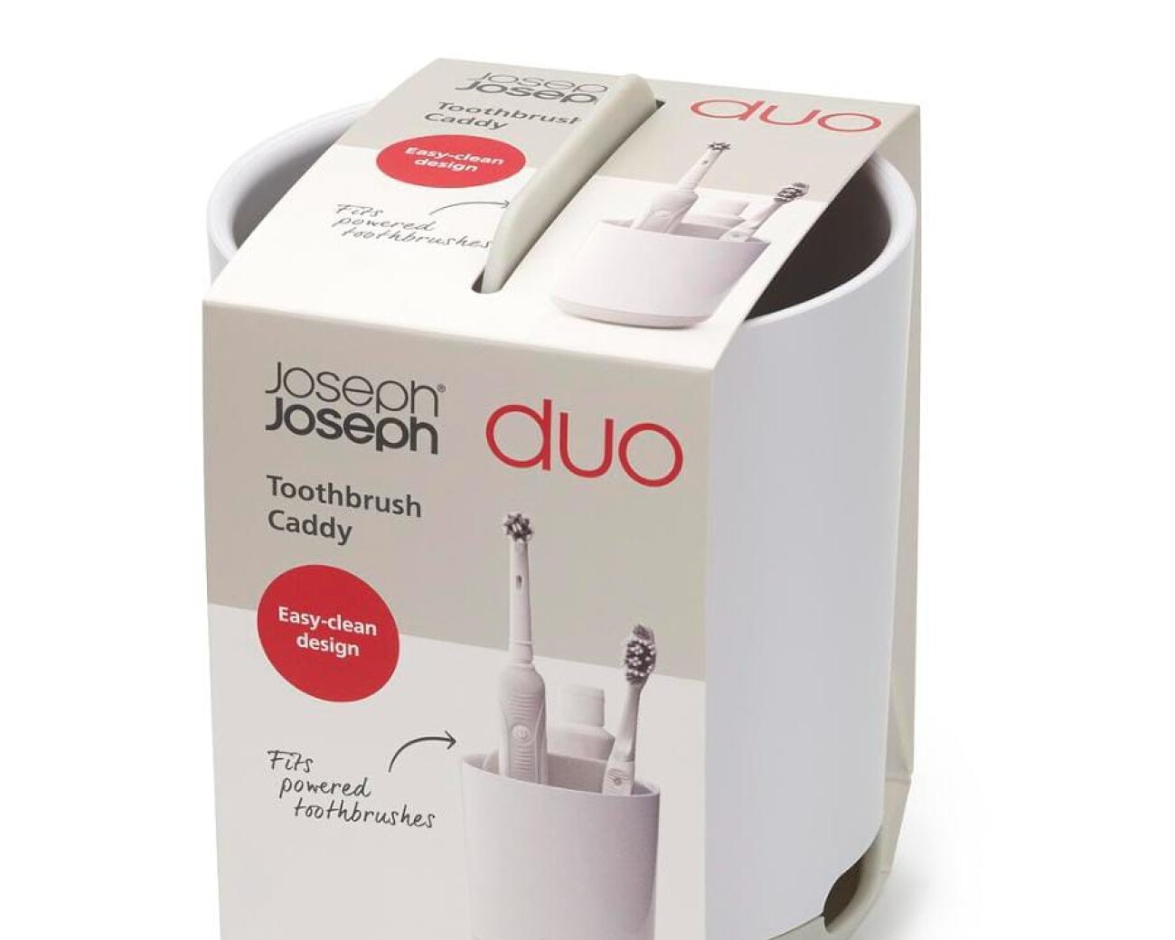 Portacepillo Regular Blanco Joseph DUO Portacepillo Regular Blanco Joseph DUO