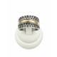 Anillo martillado en plata y oro Anillo martillado en plata y oro
